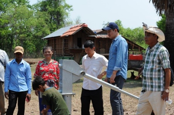 Participation in promoting water use in Koh Ker